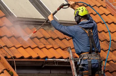 Démoussage et hydrofuge de toiture à Sère